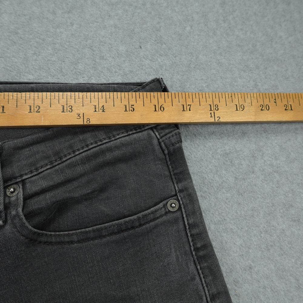 Levi's 513 Jeans Mens 32x34 Gray Denim WaterLess Slim Straight Casual - Picture 7 of 16